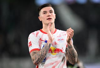 Benjamin Sesko de RB Leipzig é um atacante procurado